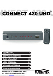 Marmitek Connect 420 UHD Gebrauchsanleitung