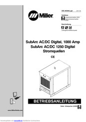 Miller SubArc AC/DC Digital Betriebsanleitung