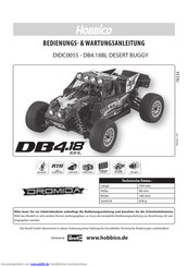 Hobbico DIDC0055 Bedienungs- Und Wartungsanleitung