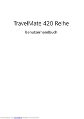 Acer TravelMate 420 Reihe Benutzerhandbuch