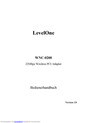 Levelone WNC-0200 Bedienerhandbuch