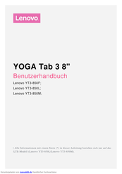 Lenovo YOGA YT3-850M Benutzerhandbuch