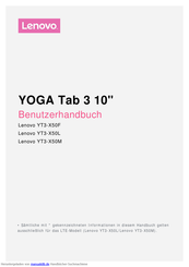 Lenovo YogaYT3-X50F Benutzerhandbuch