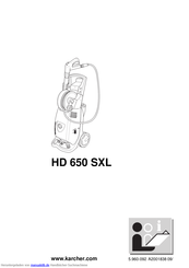 Kärcher HD 650 SXL Betriebsanleitung