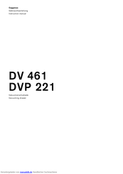 Gaggenau DVP 221 Gebrauchsanleitung