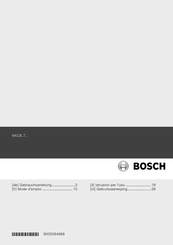 Bosch nkc 875t14d Gebrauchsanleitung