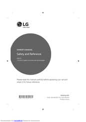 LG 65UG87 series Benutzerhandbuch