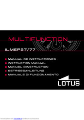 Lotus ILM6P77 Betriebsanleitung