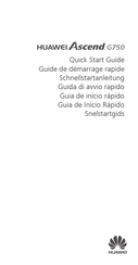 Huawei ASCENDG750 Schnellstartanleitung