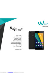 Wiko Pulp Fab 4G Bedienungsanleitung