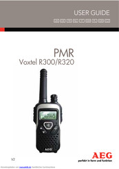 AEG PMR Voxtel R300 Handbuch