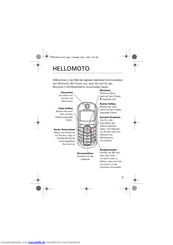 Motorola C140 Handbuch