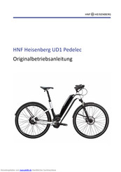 HNF Heisenberg UD1 Pedelec Originalbetriebsanleitung
