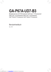 Gigabyte GA-P67A-UD7-B3 Benutzerhandbuch