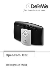 DETEWE OpenCom X32 Bedienungsanleitung