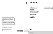 Sony SLT-A35 Gebrauchsanleitung
