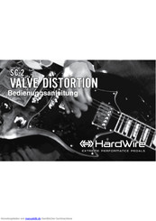 HardWire SC-2 Valve Distortion Bedienungsanleitung
