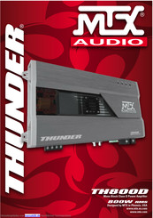 MTX Thunder th800d Bedienungsanleitung