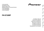 Pioneer FH-X720BT Installationsanleitung