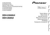Pioneer DEH-X3600UI Bedienungsanleitung