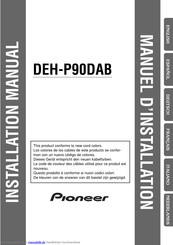 Pioneer DEH-P90DAB Installationsanleitung
