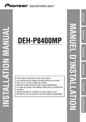 Pioneer DEH-P8400MP Installationsanleitung