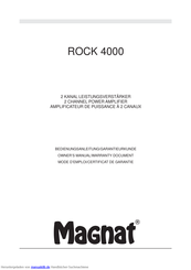 Magnat ROCK 4000 Bedienungsanleitung