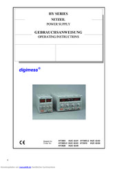 digimess HY Series Gebrauchsanweisung