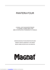 Magnat pantera four Bedienungsanleitung