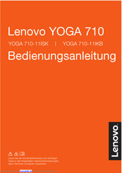 Lenovo YOGA 710-11ISK Bedienungsanleitung