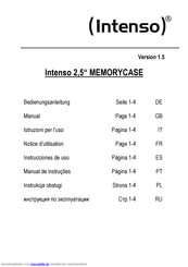 Intenso 2,5-Zoll MEMORYCASE Bedienungsanleitung