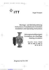 ITT MX 12 Betriebsanleitung