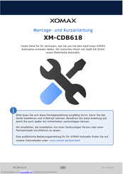 Xomax XM-CDB618 Montage- Und Kurzanleitung