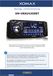 Xomax XM-VRSU4309BT Montage- Und Kurzanleitung