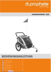 Prophete KINDERANHÄNGER 2928 Bedienungsanleitung