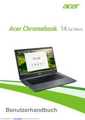 Acer Chromebook 14 for Work Benutzerhandbuch