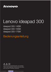 Lenovo ideapad 300-15ISK Bedienungsanleitung