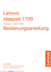 Lenovo Ideapad 110S-11IBR Bedienungsanleitung