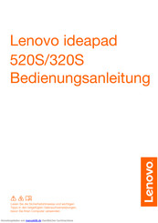 Lenovo ideapad520S Bedienungsanleitung
