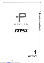 MSI PX60 Benutzerhandbuch