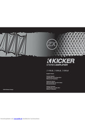 Kicker ZX150.2 Benutzerhandbuch