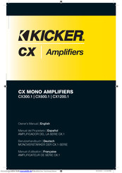 Kicker CX1200.1 Benutzerhandbuch