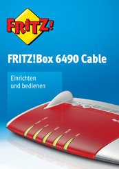 Avm FRITZ!Box 6490 Cable Installationshandbuch Und Benutzerhandbuch