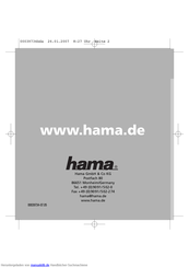 Hama 39734 usb voip telefon Handbuch