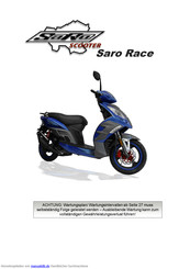 Saro Race 50 Betriebsanleitung