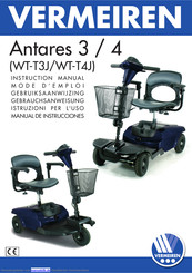 Vermeiren Antares 4 WT-T4J Gebrauchsanweisung
