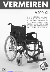 Vermeiren V200 XL Gebrauchsanweisung