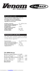 Caliber CA 200V6 Venom Anleitung