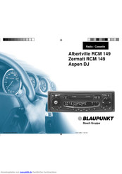 Blaupunkt Aspen DJ Einbau- Und Anschlussanleitung