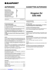 Blaupunkt Kingston DJ CDC-A05 Anleitung